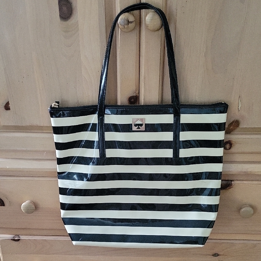 Kate Spade Black and White Tote Bag